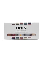 ONLY Kadın ONLCHRISTMAS 5-PACK SOCKS IN A BOX Çorap, Açık Gri Melanj, ONE SIZE