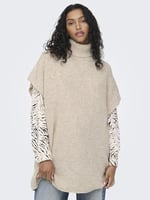 ONLY Kadın Onlparis Life Loose Highn Wool KNT Süveter Yelek (3'lü Paket)