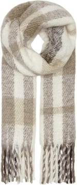 ONLY Kadın ONLWINIE CHECK SCARF CC Atkı, Siyah, Tek Beden