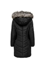 Only Kapüşonlu Taş Kadın Kaban 15295396 XL