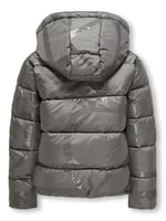 Only Kogmercedes Life Aop Puffer Çocuk Günlük Mont 15327417-DECEMBER-SKY Gri