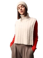 ONLY ONLANNA LIFE CABLE KNIT COLLAR CC Eldiven Kadın