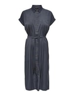 ONLY ONLANNIKA S/L SMOCK DRESS WVN NOOS Elbise Kadın