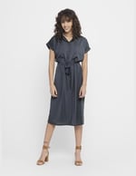 ONLY ONLANNIKA S/L SMOCK DRESS WVN NOOS Elbise Kadın