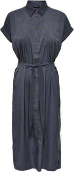 ONLY ONLANNIKA S/L SMOCK DRESS WVN NOOS Elbise Kadın