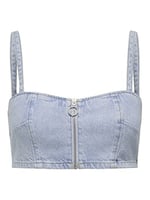 ONLY ONLAPRIL SL BRALETTE DNM TOP CRO Tişört Kadın