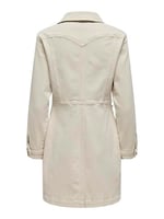ONLY ONLAUGUSTA LS ECRU SHORT DRESS MAE Kısa Elbise Kadın