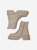 ONLY ONLBANYU-3 PU MONOCHROME LACE BOOT NOOS Yürüyüş BotuKadın