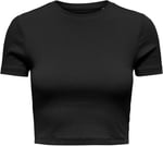ONLY ONLBETTY S/S O-NECK SHORT TOP CC JRS Tişört Kadın