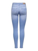 ONLY Onlblush Mid Sk Ank Raw Bb Rea4347 Noos Skinny Jeans Kadın