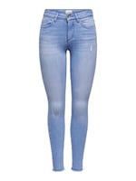 ONLY Onlblush Mid Sk Ank Raw Bb Rea4347 Noos Skinny Jeans Kadın