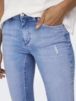 ONLY Onlblush Mid Sk Ank Raw Bb Rea4347 Noos Skinny Jeans Kadın