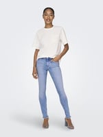 ONLY Onlblush Mid Sk Ank Raw Bb Rea4347 Noos Skinny Jeans Kadın