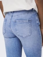 ONLY Onlblush Mid Sk Ank Raw Bb Rea4347 Noos Skinny Jeans Kadın