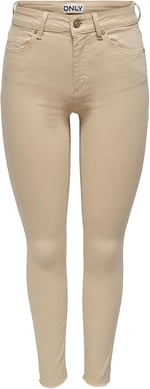 ONLY ONLBLUSH MID SK ANK RAW COL PNT Pantolon Kadın