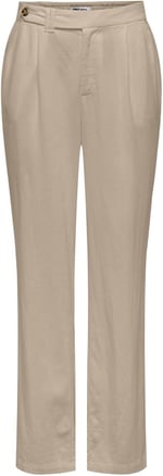 ONLY ONLCARO HW STR LINEN PANT CC TLR Pantolon Kadın