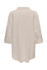 ONLY Onlcaro Önü Kısa Arkası Uzun Keten Tunik, 15338898