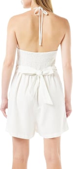 ONLY Onlcaro Strap Linen Blend Playsuit Pnt Pantolon Kadın