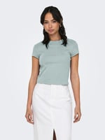 ONLY Onlelina S/S O-neck Short Top Jrs Noos Onlelina S/S O-Neck Short Top Jrs Noos Kadınlar