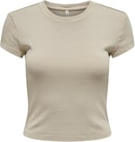 ONLY ONLELINA S/S O-NECK SHORT TOP JRS NOOS Tişört Kadın