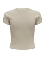 ONLY ONLELINA S/S O-NECK SHORT TOP JRS NOOS Tişört Kadın