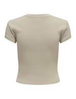ONLY ONLELINA S/S O-NECK SHORT TOP JRS NOOS Tişört Kadın
