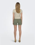 ONLY ONLELINA S/S O-NECK SHORT TOP JRS NOOS Tişört Kadın