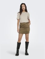 ONLY ONLELISE S/S V-NECK TOP JRS Bluz Kadın