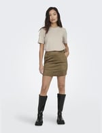 ONLY ONLELISE S/S V-NECK TOP JRS Bluz Kadın