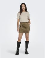 ONLY ONLELISE S/S V-NECK TOP JRS Bluz Kadın