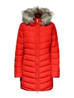 ONLY ONLELLAN QUILT HOOD FUR COAT LIFE CC OTW Dış Giyim Kadın