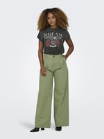 ONLY ONLETTIE HW PLEAT WIDE PANT CC PNT Pantolon Kadın