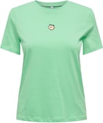 ONLY ONLFOODIE LIFE REG S/S TOP BOX JRS Tişört Kadın