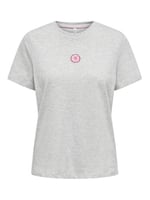 ONLY ONLFOODIE LIFE REG S/S TOP BOX JRS Tişört Kadın