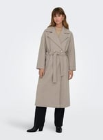 ONLY ONLINGRID OVERSIZED BELTED COAT CC OTW Dış Giyim Kadın
