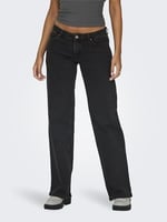 ONLY Onljuicy Hw Wide des Ank Dnm Jeans Dot Kot Pantolon Kadın
