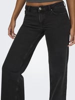 ONLY Onljuicy Hw Wide des Ank Dnm Jeans Dot Kot Pantolon Kadın