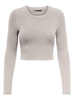 ONLY ONLKAROL LS CROP O-NECK KNT Kazak Kadın