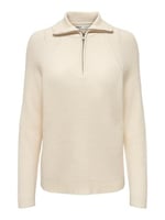 ONLY ONLKATIA LS LOOSE HALF ZIP KNT Kazak Kadın