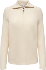 ONLY ONLKATIA LS LOOSE HALF ZIP KNT Kazak Kadın