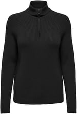ONLY ONLKATIA LS LOOSE HALF ZIP KNT Kazak Kadın