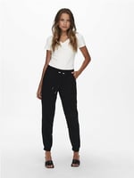ONLY ONLKELDA-EMERY MW PULL-UP PANTS PNT NOOS Kumaş Pantolon Kadın