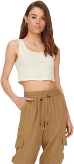 ONLY ONLKIRA S/L CROPPED TOP JRS Tişört Kadın