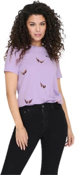 ONLY ONLKITA REG S/S WINGS TOP BOX JRS Tişört Kadın