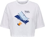 ONLY ONLKITA REG S/S WINGS TOP BOX JRS Tişört Kadın