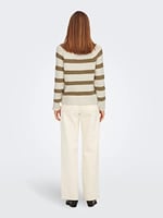 ONLY ONLLEISE FREYA LS ZIP HIGH NECK KNT NOOS Kazak Kadın