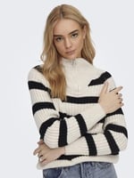 ONLY ONLLEISE FREYA LS ZIP HIGH NECK KNT NOOS Kazak Kadın