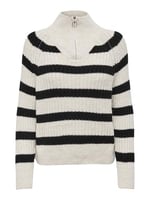 ONLY ONLLEISE FREYA LS ZIP HIGH NECK KNT NOOS Kazak Kadın