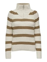 ONLY ONLLEISE FREYA LS ZIP HIGH NECK KNT NOOS Kazak Kadın