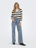 ONLY ONLLEISE FREYA LS ZIP HIGH NECK KNT NOOS Kazak Kadın